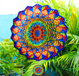 Carillon à vent en <span class=keywords><strong>métal</strong></span> inoxydable 3D rotatif avec pendentif <span class=keywords><strong>oiseau</strong></span>, sublimation, blanc uni, <span class=keywords><strong>décoration</strong></span> de <span class=keywords><strong>jardin</strong></span> - Product Image 5