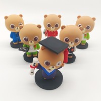 Design personnalisé PVC Cartoon Lovely Bear Toys Collection Art Figures Fabricant de jouets