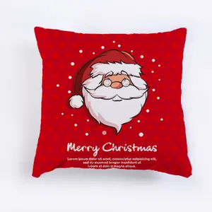 New Red Frohe Weihnachten Santa Claus Kissen bezug Sofa Home Dekorative Kissen bezug Kissen bezug Abdeckung