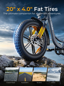 Wholesale 20 Inch Fat Tire <b>Electric</b> Bike for Adults EU UK Warehouse Ready to Ship for Distributors - Product Image 5