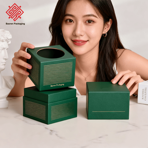 Baoren กล่องแข็งรีไซเคิลได้เป็นมิตรกับสิ่งแวดล้อมระดับพรีเมียมสำหรับเทียนและกรอบรูปพร้อมสีที่กำหนดเองและการพิมพ์ยูวี - Product Image 6