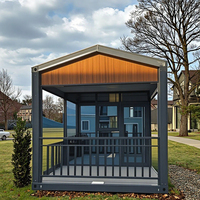 Maison conteneur détachable, mini-maisons de Chine, maison préfabriquée modulaire, petit bureau conteneur, maison de luxe portable