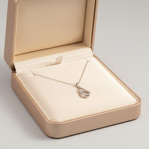 Collar de Alta Calidad Hecho a Mano con Diamantes Naturales Reales en Oro Sólido de 18K para Uso Diario - Product Image 1