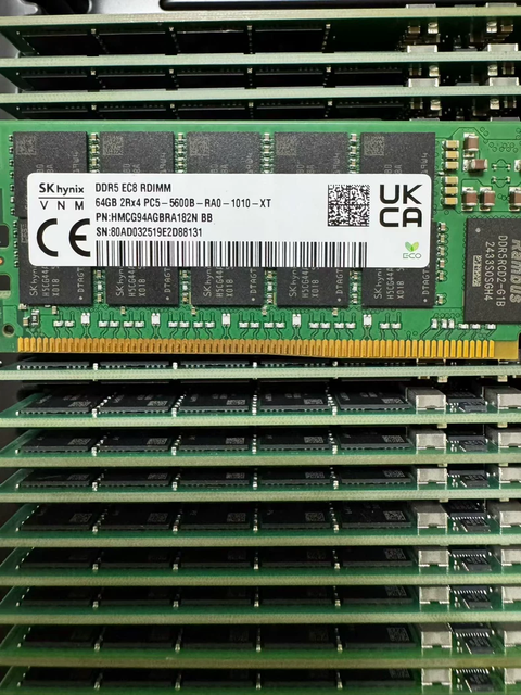 HMCG94AGBRA182N DDR5 64GB RDIMM 5600 MT s ECC Registered Server Memory RAM for Enterprise Server Upgrade
