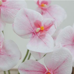 Plante artificielle Phalaenopsis de luxe imprimée en 3D pour la décoration de la maison, du salon, des mariages, des tables et comme guide d'allée, fleur artificielle - Product Image 3