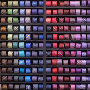 새로운 디자인 클래식 실크 남성 목 넥타이 8 cm 격자 무늬 스트라이프 넥타이 남성용 정장 비즈니스 웨딩 실크 넥타이 - Product Image 1