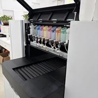 Printer DTG Resolusi Tinggi A3/A4 dengan Sirkulasi Tinta Putih untuk Toko Pakaian Kustom