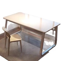 Bureau d'e-sport moderne et simple pour la maison, bureau réglable en hauteur, bois, petit appartement, location de maison, modèle