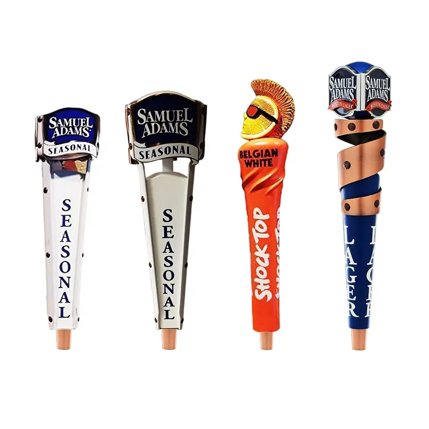 Custom classic bar supplies diversification accessories beer tap product ceramic resin beer tap handle