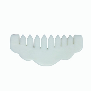 White Xiuyan Jade Gua Sha Meridian Comb Cloud-Shaped Head <b>Massager</b> for Head Meridian and Relaxation - Product Image 2