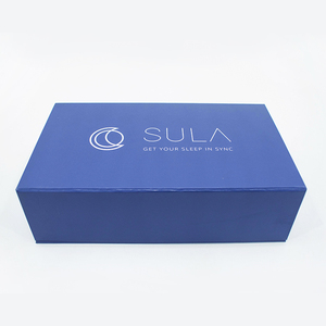 Custom Blue High Quality Magnetic Gift <b>Box</b> for Tea Kitchenware Wine <b>Bottle</b> Opener UV Coating and Embossing Reliable Supplier - Product Image 2