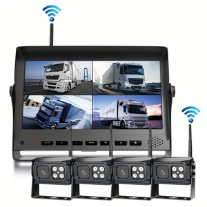 High Definition Wireless Backup <b>Camera</b> 7 Inch Monitor <b>Digital</b> DVR Recorder Dual Antenna Truck Motor Home 4CH for YB-Wireless-M05 - Product Image 4