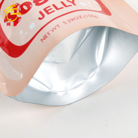 Sachet d'emballage souple avec bec verseur en plastique laminé, aluminium, PET/NY/CPE, résistant à l'humidité, pour yaourt, gelée, jus de fruits, imprimé par gravure