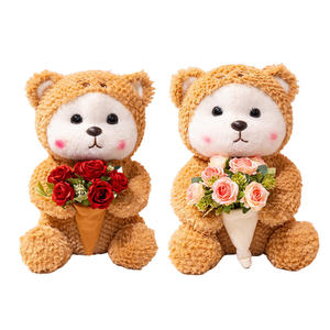 Urso de Pelúcia Personalizado - Brinquedo Seguro para Bebês, Preenchido com Algodão PP, Tamanho de 31-50cm, Alívio de Estresse, Presente Unissex para Festas e Dia dos Namorados - Product Image 2