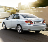 VLAND Venta de Fábrica al por Mayor Faros Traseros LED Conjunto de Luz Trasera Lámpara Trasera 2011 2012 2013 para Toyota Corolla