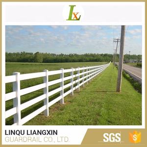 Gran oferta, poste y rieles de valla de vinilo de caballo de PVC blanco para granja, Rancho y paneles de valla de recinto de animales al aire libre - Product Image 3