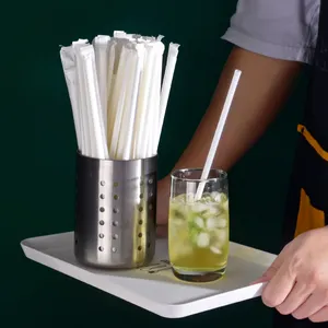 Food Grade biodegradable PLA folding Straw Plastic Telescopic Collapsible Drinking Straws Pipes
