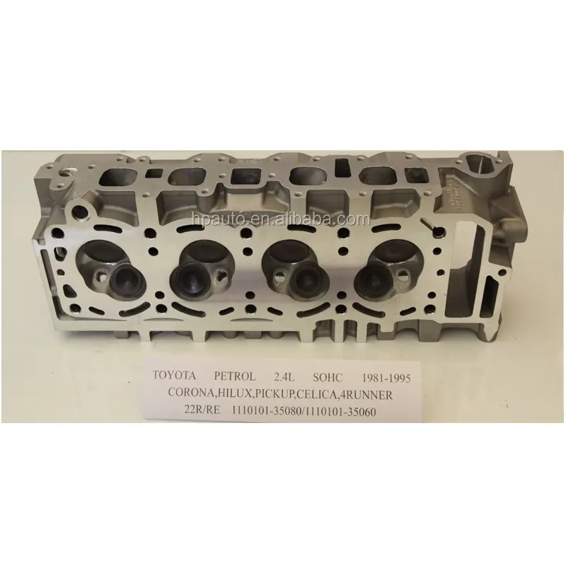 HP 22RE 22R 22REC Engine Parts Complete Cylinder Head 11101-35080 11101-35060 11101-35050 910070 For TOYOTA 2.4L Hilux Pickup