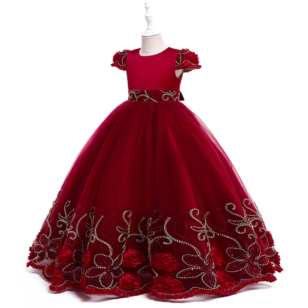 2023 filles boutique vêtements bébé anniversaire robes enfants robe de soirée