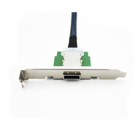 Câble de données MINI SAS 8088 femelle-mâle ATA 7P Quad-Out en cuivre étamé de 0,6 mètre pour disque dur de serveur - En stock