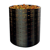 Composteur extérieur carré extensible en plastique, montage facile, grande capacité, création rapide de la terre, bac à compost de 220 gallons, utilisation pendant 1 an