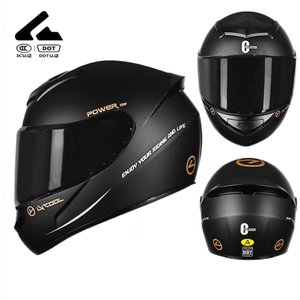Casque de <span class=keywords><strong>moto</strong></span> intégral de course en ABS à vente chaude en gros 2025 avec visière double taille XL certifié DOT - Product Image 5