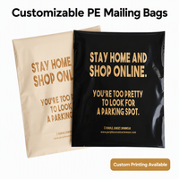 Sacs d'expédition personnalisés avec logo imprimé, en polyéthylène vierge, prix usine, sacs de coursier en PE, enveloppes d'expédition en plastique co-extrudé, vente en gros