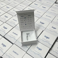 Boîte en carton personnalisée avec fermeture magnétique, logo personnalisé, argent, or, avec insert en EVA pré-découpé pour flacon de 3 ml, 10 ml, petit flacon