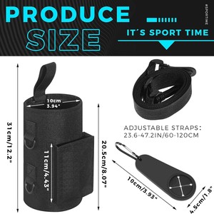 Magnetic Water Bottle Bag Large Capacity With Phone Pocket For Outdoor Sports Cycling Gym Use Reusable Cloth Material - Product Image 4