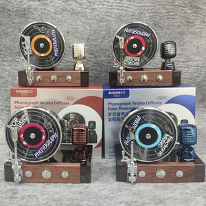 Xe năng lượng mặt trời kỷ lục Máy nghe nhạc làm mát không khí tinh dầu xoay Nước hoa xe hơi productos solares innovadores - Product Image 2