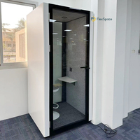 Cabine téléphonique insonorisée acoustique hautement efficace Flexspace, petite cabine insonorisée, cabine insonorisée portable à vendre