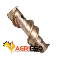 Connecteur d'auger pour ligne d'alimentation automatique Agrieso pour système d'alimentation des poulets de chair, pondeuses et reproducteurs en élevage