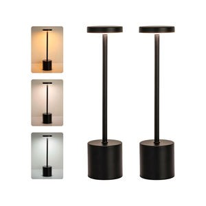 Lampe de table LED sans fil rechargeable portable de luxe moderne pour restaurant, idéale pour les dîners romantiques (vente en gros) - Product Image 1