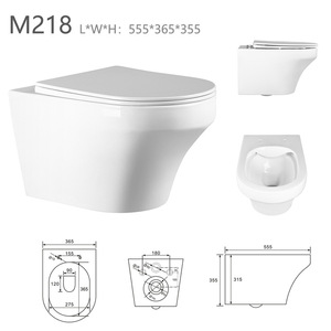 Ceramica wc a doppio sciacquone con ciotola quadrata rondella da donna M215 appesa a muro tipo fabbrica di esportazione diretta per uso <span class=keywords><strong>bagno</strong></span> - Product Image 3