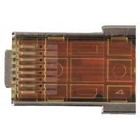 Conector Modular RJ45 CAT7 8P8C de Alta Calidad, Sin Herramientas, Blindado FTP/STP, de Aleación de Zinc