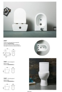 โถชำระล้างแบบตั้งพื้นแบบรูเดียวสามรูจากอาร์เจนตินา - Product Image 6