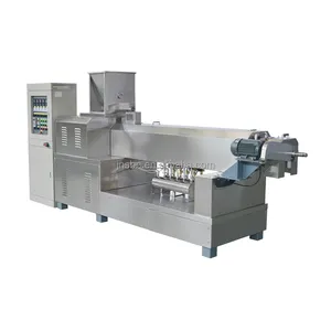 Fully automatic single or double color dog pet treats chews snack food machine extruder production line