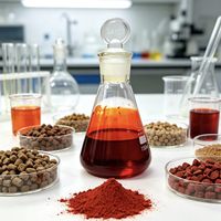 Pigment Liquide Rouge Naturel Polyvalent E160c Rouge Paprika (Oleorésine Capsaïcine) pour Aliments pour Animaux, Sauces, Cosmétiques, Qualité Cosmétique, FDS
