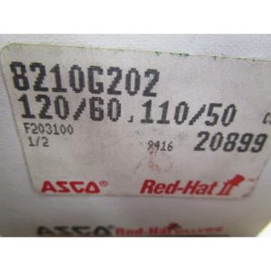 Vanne solénoïde Asco 8210G202 en laiton, 2 voies, vanne de régulation de température normale - Product Image 2
