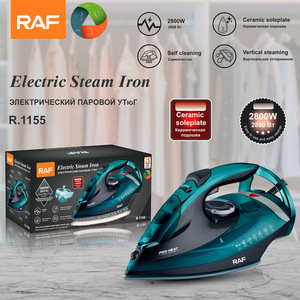 RAF New Product Mini Electric Steam Iron Burst of Steaming Self Cleaning Nano Ceramic Soleplate High Power 2800w - Product Image 2