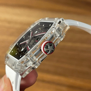 Men's Ultra-Thin Transparent Crystal Mechanical <b>Watch</b> 67-02 7.8mm Automatic <b>Watch</b> - Product Image 4