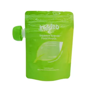 Custom Recyclebare Capaciteit Pet/Pe Plastic Tuit Zakje Stand-Up Vloeibare Verpakking Met Speciale Vorm Tuit Voor Drankopslag