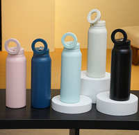 Botol Minum Magnetik 2 in 1 Custom, Tempat Ponsel, Dinding Ganda, Stainless Steel, Vacuum Insulated, Produsen Pabrik