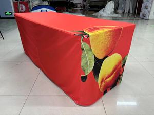 Tùy chỉnh 4ft 6ft 8ft triển lãm thương mại ngoài trời Spandex được trang bị bảng Bìa - Product Image 2