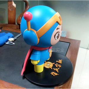 Figura de Resina de Dibujos Animados, Escultura Hecha a Mano, Decoración Artística de Mesa, Diseño Contemporáneo, 1 Pieza - Product Image 1
