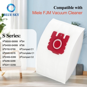 Sacs à poussière haute efficacité pour aspirateurs <span class=keywords><strong>Miele</strong></span> Type <span class=keywords><strong>FJM</strong></span> C2 C1 S2 S3 S4 S5 S6 <span class=keywords><strong>HyClean</strong></span> 3D - Pièces détachées - Product Image 5