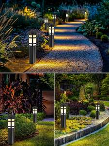 Lampadaire solaire LED d'extérieur en aluminium pour aménagement paysager, de haute qualité, moderne, à induction, étanche IP65, vente en gros - Product Image 2