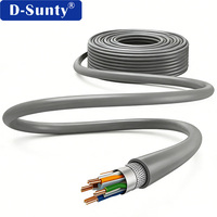 Kabel Ethernet Cat6 305m Bulk S/FTP 23AWG Tembaga Padat untuk Instalasi Jaringan OEM ODM