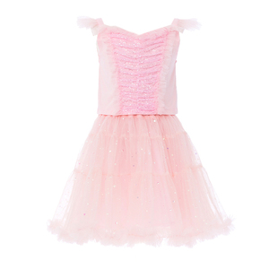 Vestito Corto in Chiffon <span class=keywords><strong>con</strong></span> Maniche a Palloncino per Bambine, Nuovo Top Carino <span class=keywords><strong>con</strong></span> Spalline Sottili, Gonna Vaporosa da Balletto per Bambini, Tema Natalizio e Cinematografico - Product Image 2