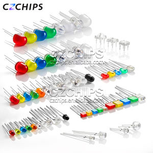 ไฟ LED ความสว่างสูง3มม./5มม./8มม./10มม. เป็นสีแดง/เหลือง/น้ำเงิน/เขียว/ขาว - Product Image 2